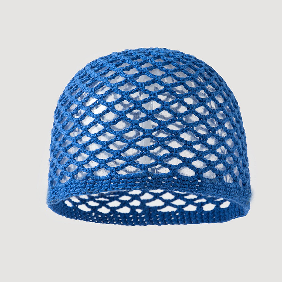 Archipel — Calotte au crochet à motif filet