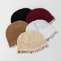 Oasis — Calotte au crochet à coquillages cauris