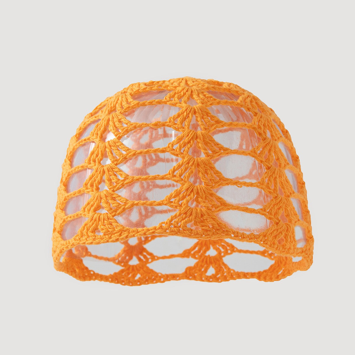 Terrasse — Calotte au crochet à motif éventails