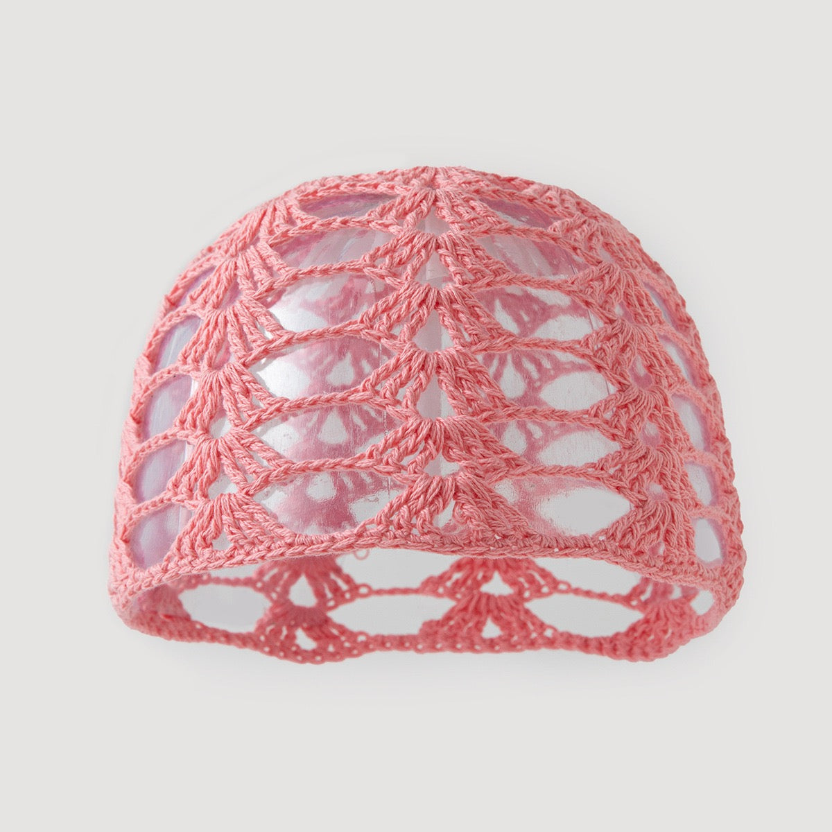 Terrasse — Calotte au crochet à motif éventails