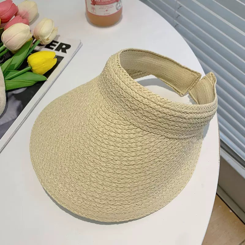 Sable — Bob au crochet en paille naturelle ajourée