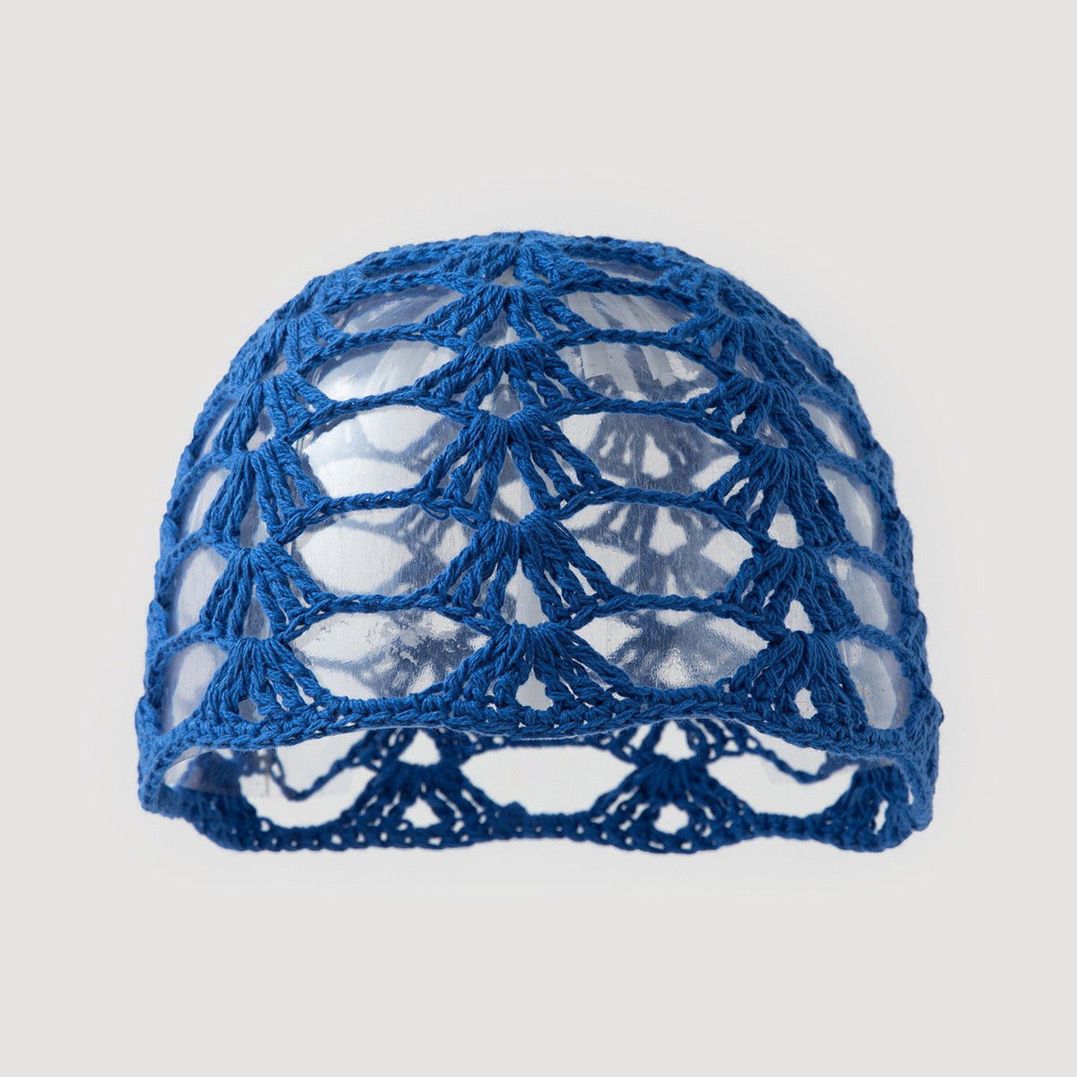 Terrasse — Calotte au crochet à motif éventails