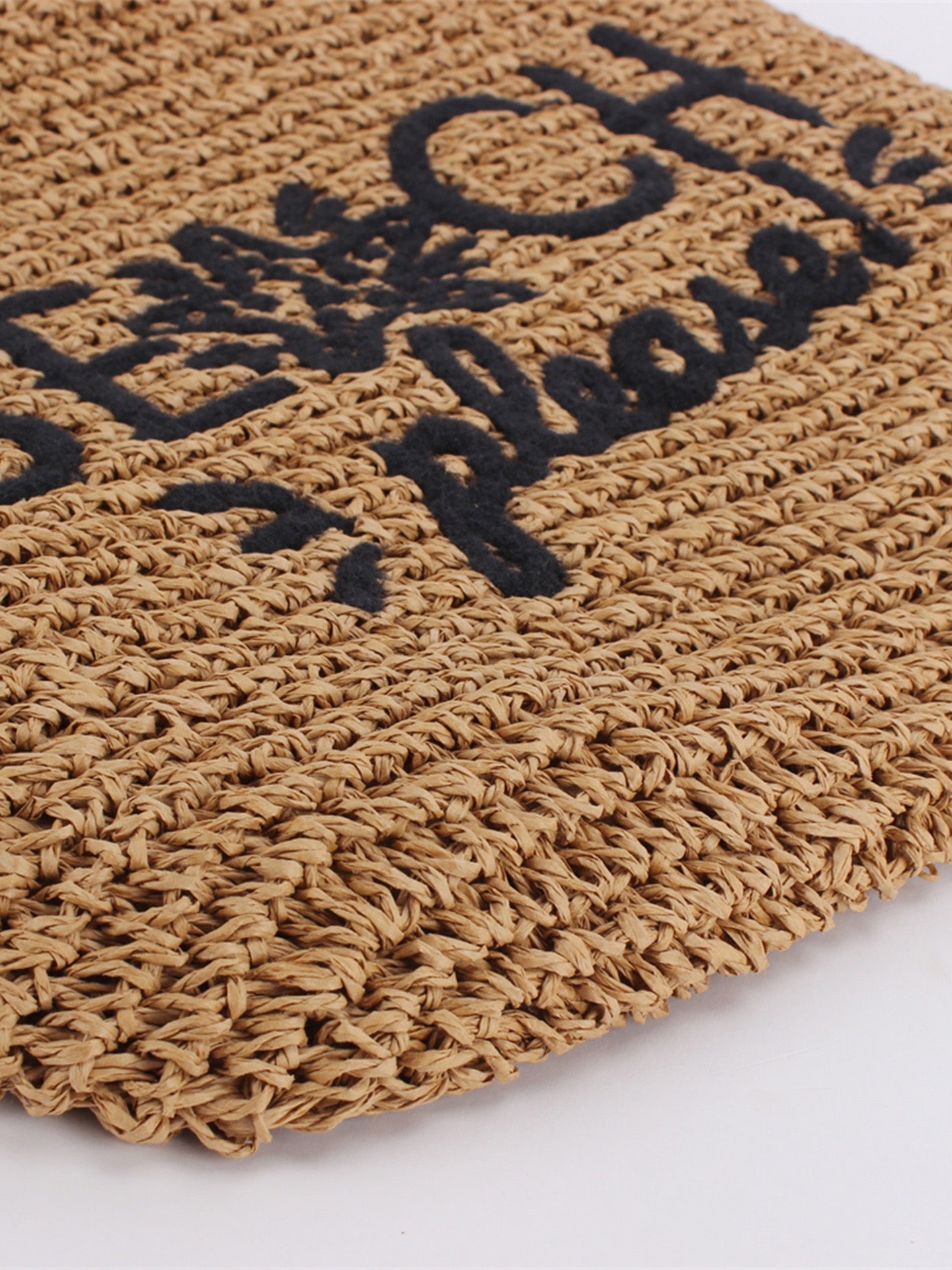 Oasis — Tote crochet brodé « Beach Please »